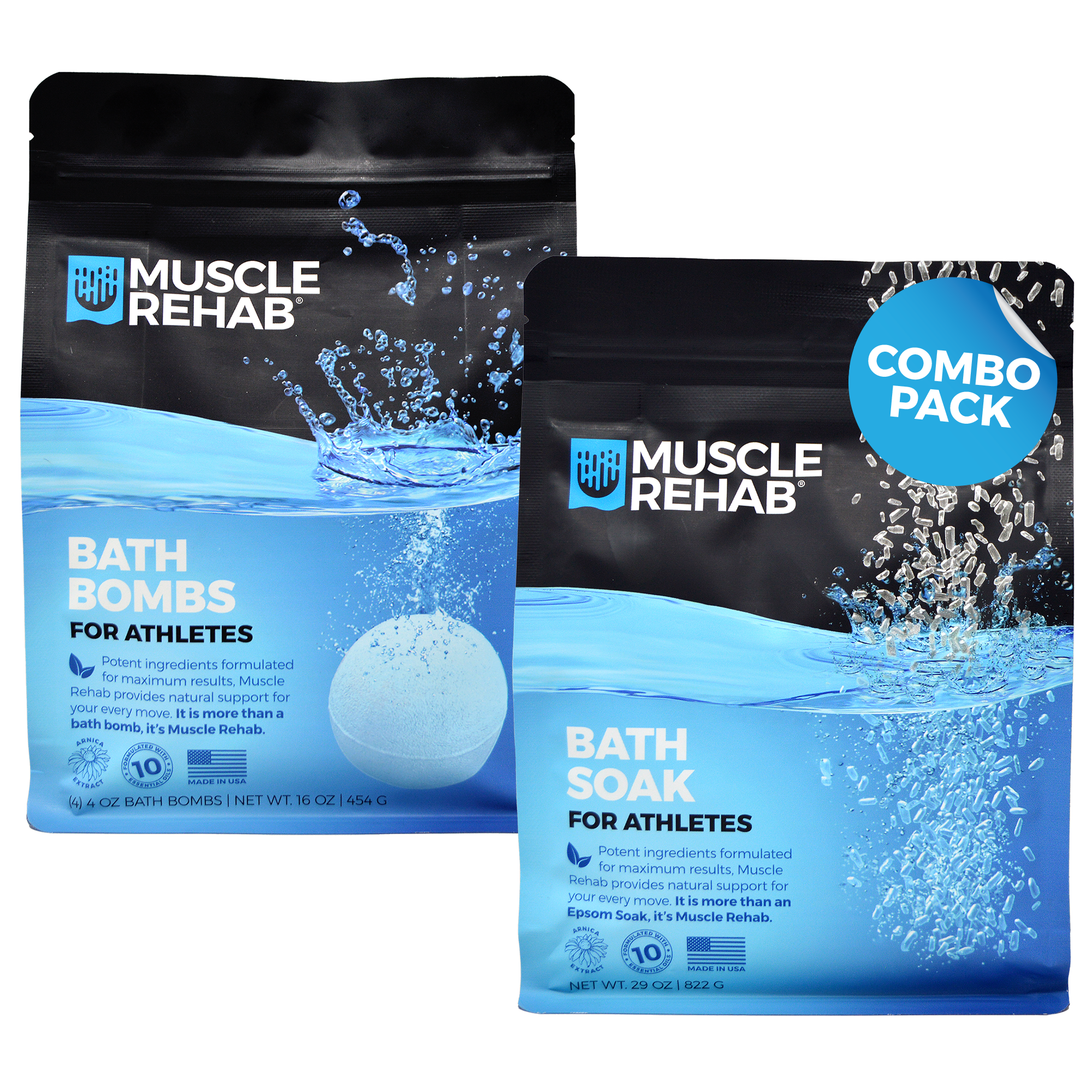 Bath Bombs & Soak for Athletes - Recovery Bundle