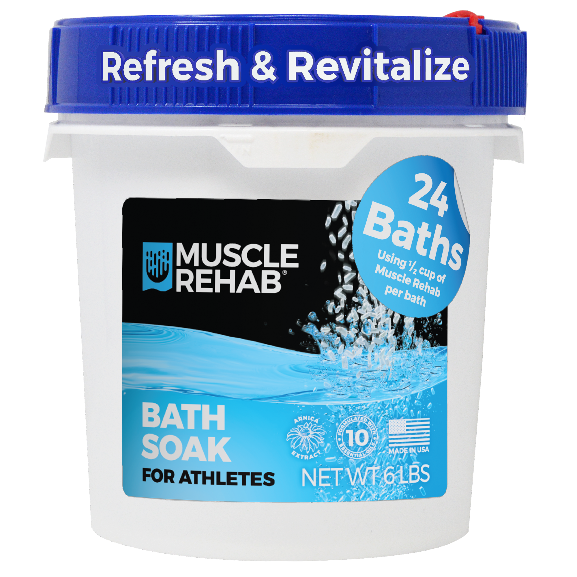 Bath Soak for Athletes - 6 lb Pail
