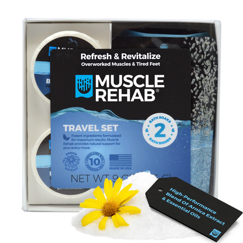Muscle Recovery Gift Set for Athletes - Complete Bath Recovery Kit